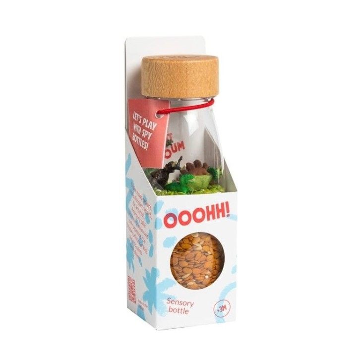 Botella Sensorial Spy Jurassic