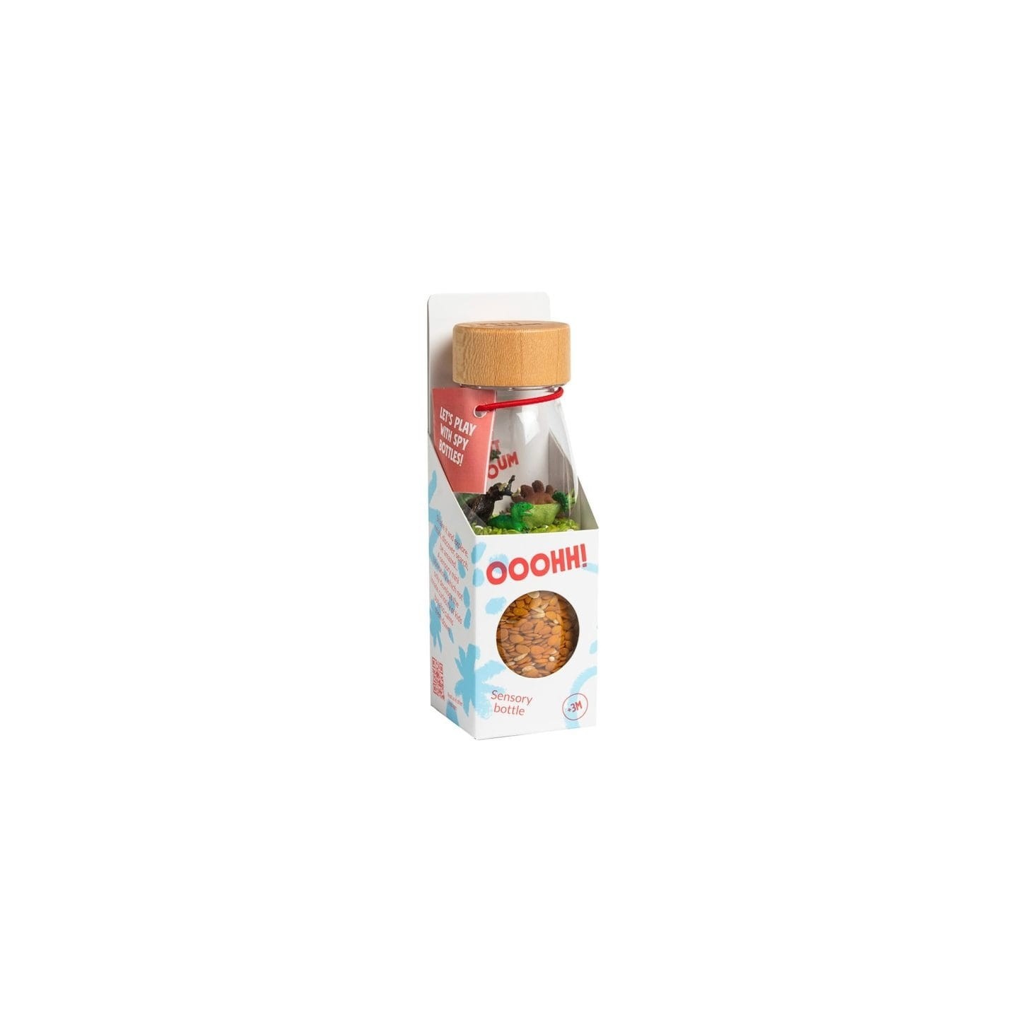Botella Sensorial Spy Jurassic