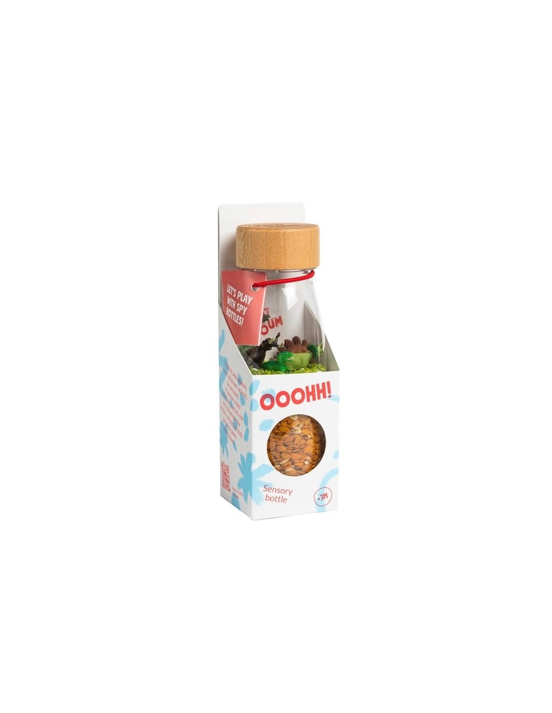 Botella Sensorial Spy Jurassic