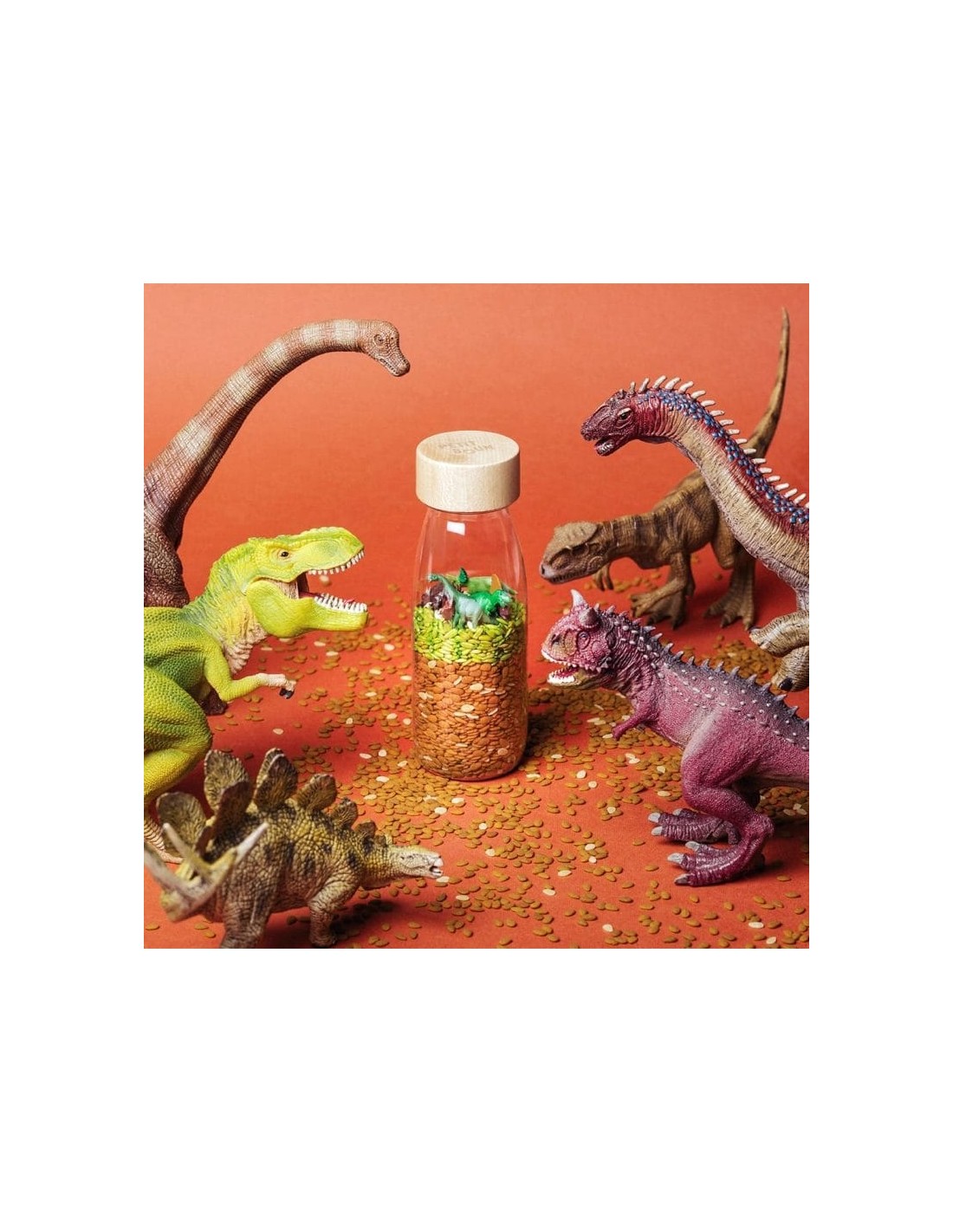 Botella Sensorial Spy Jurassic