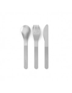 Set Cubiertos Monbento de Acero Inoxidable con fuda