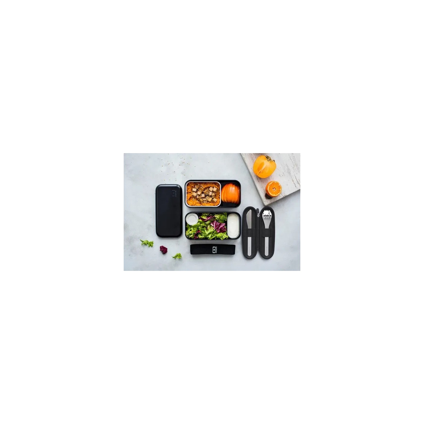 Set Cubiertos Monbento de Acero Inoxidable con fuda