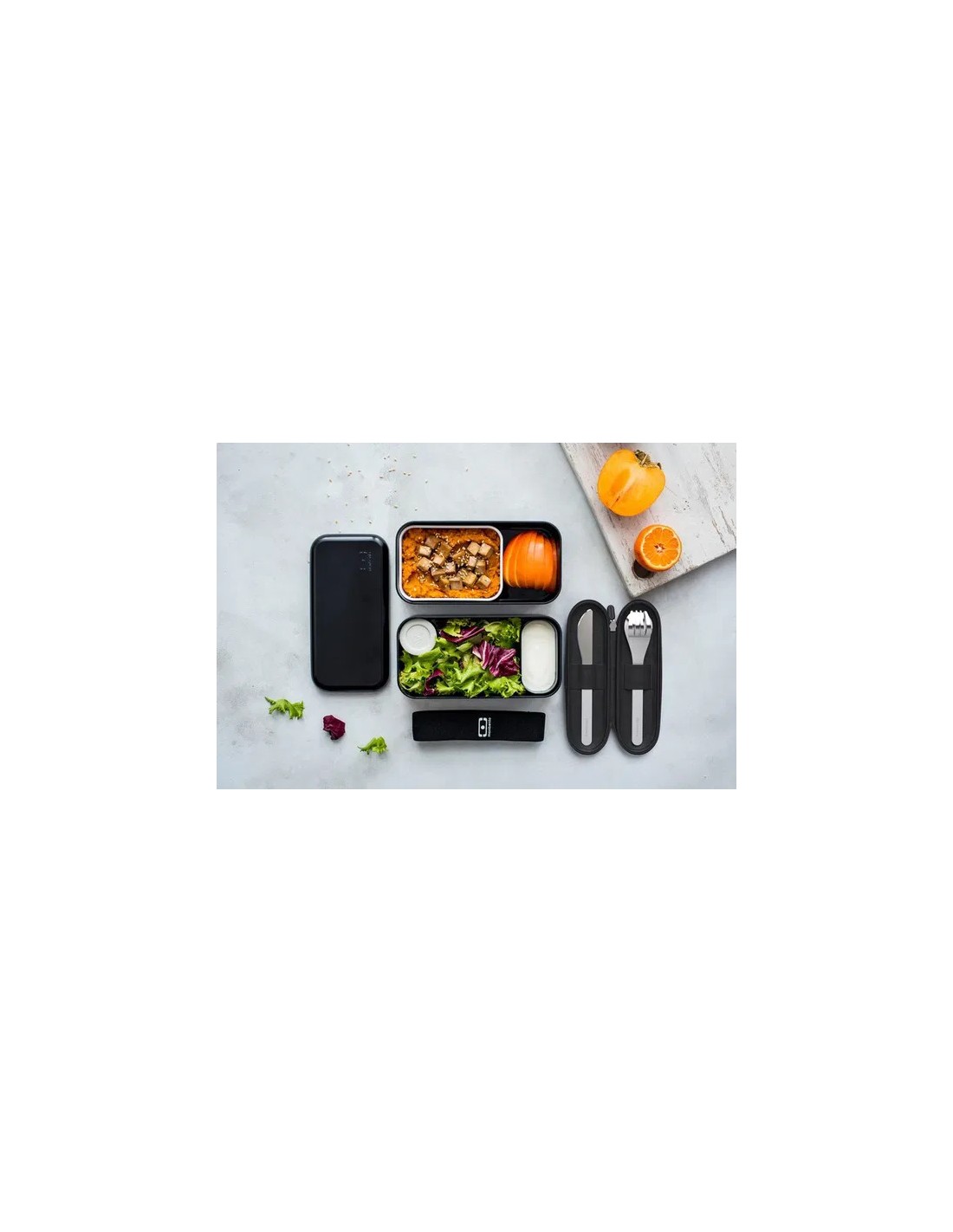 Set Cubiertos Monbento de Acero Inoxidable con fuda