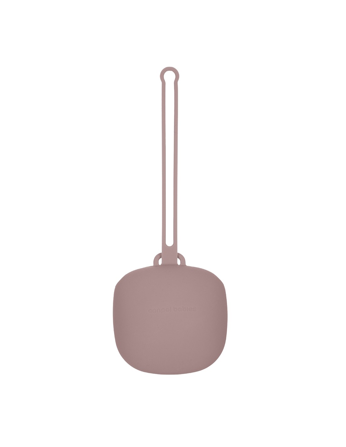 Portachupetes Silicona Rosa