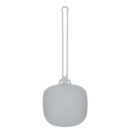 Portachupetes Silicona Gris