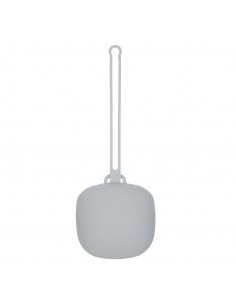 Portachupetes Silicona Gris