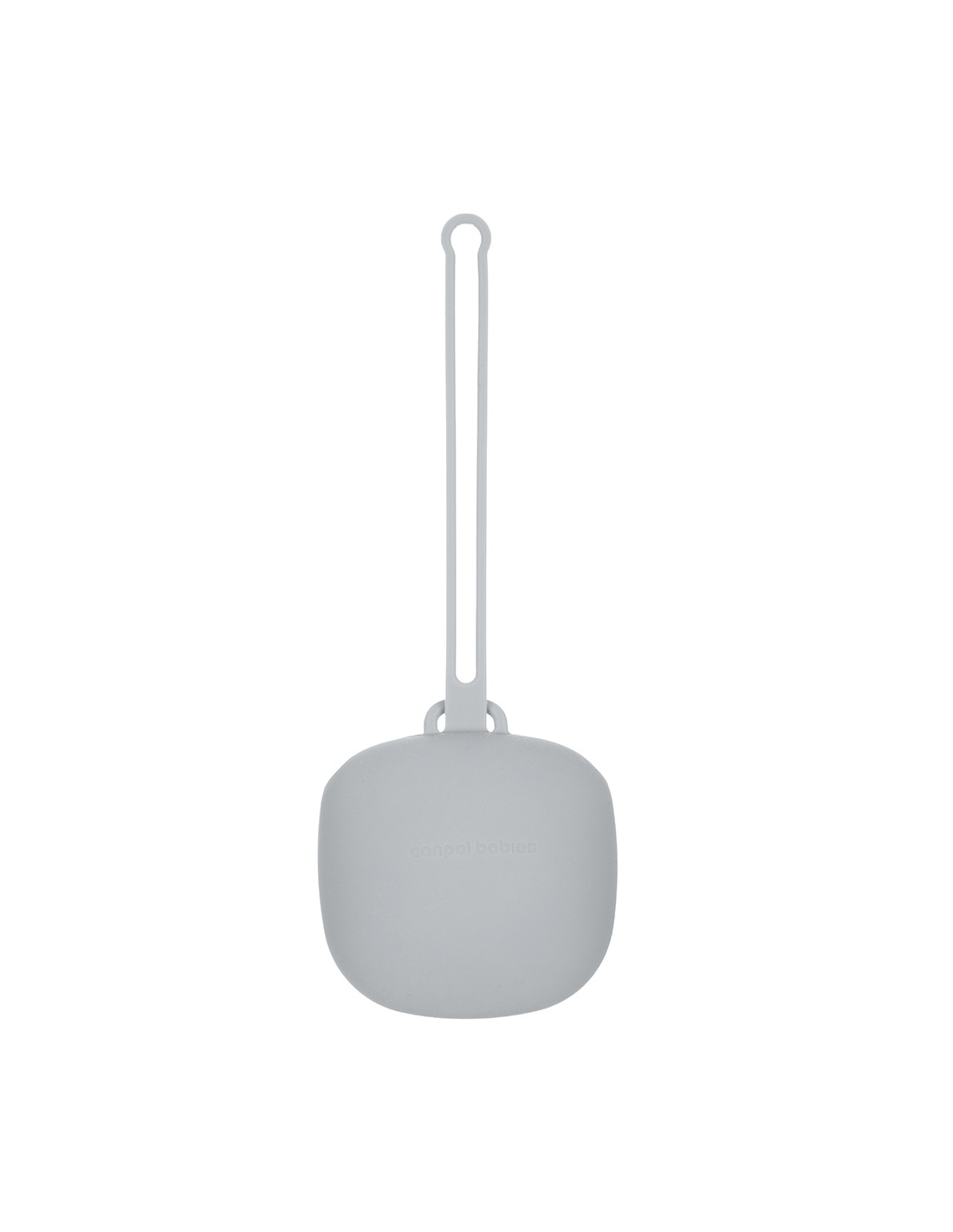 Portachupetes Silicona Gris