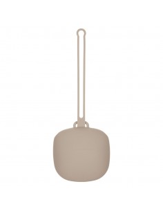 Portachupetes Silicona Beige