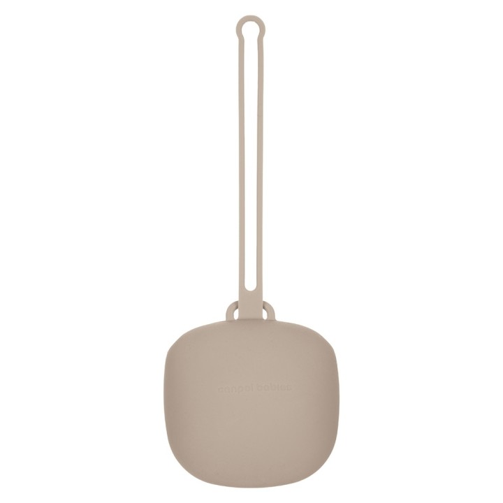 Portachupetes Silicona Beige