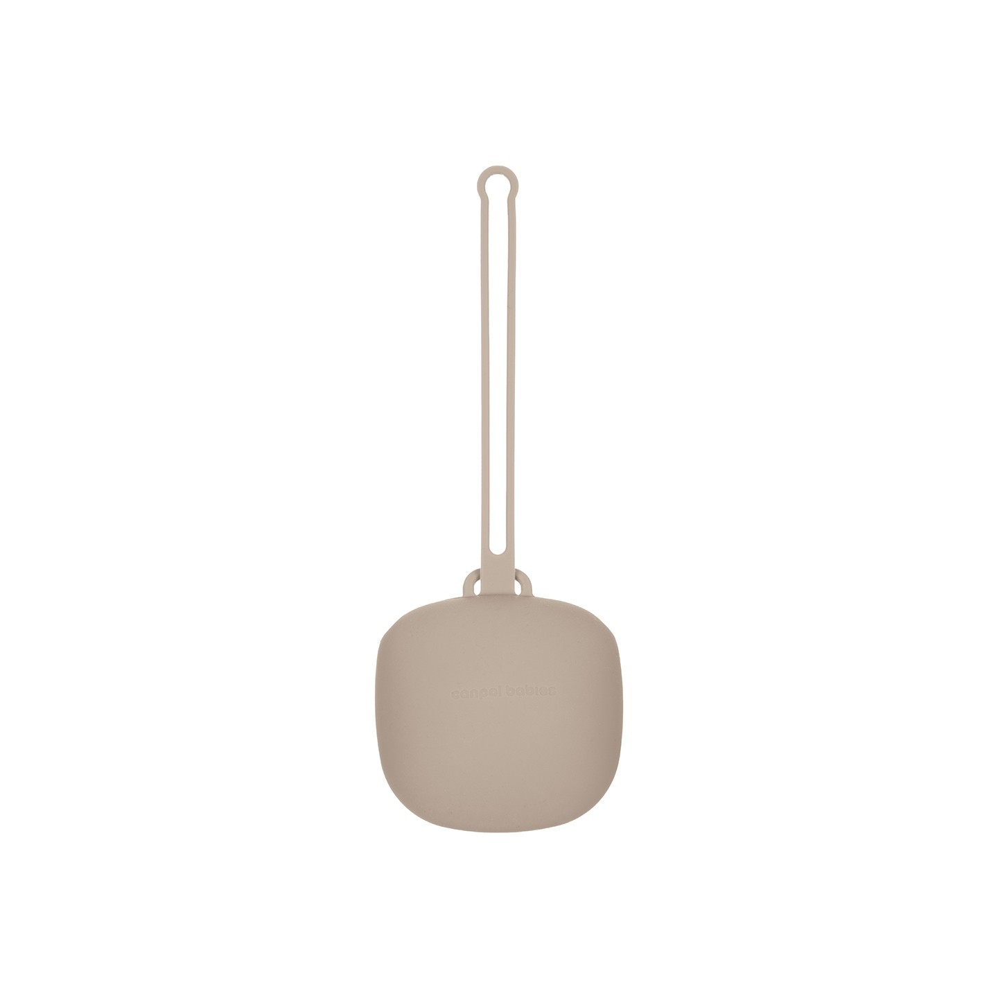 Portachupetes Silicona Beige