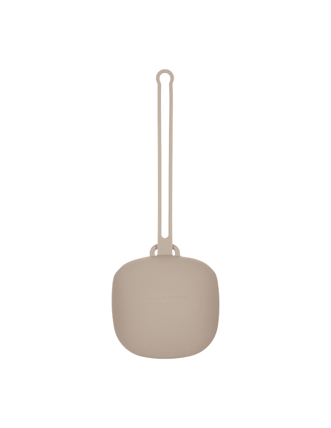 Portachupetes Silicona Beige