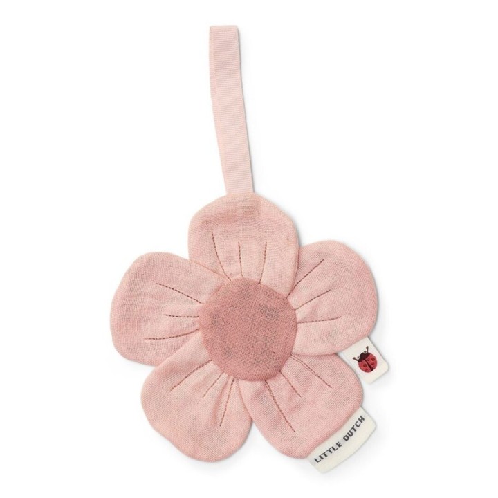 Chupetero Muselina Flor Fairy Garden