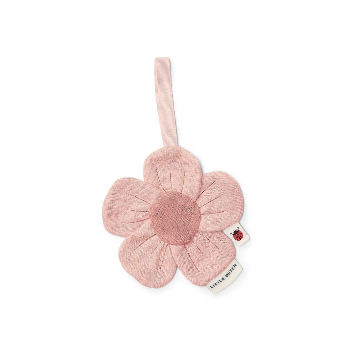 Chupetero Muselina Flor Fairy Garden