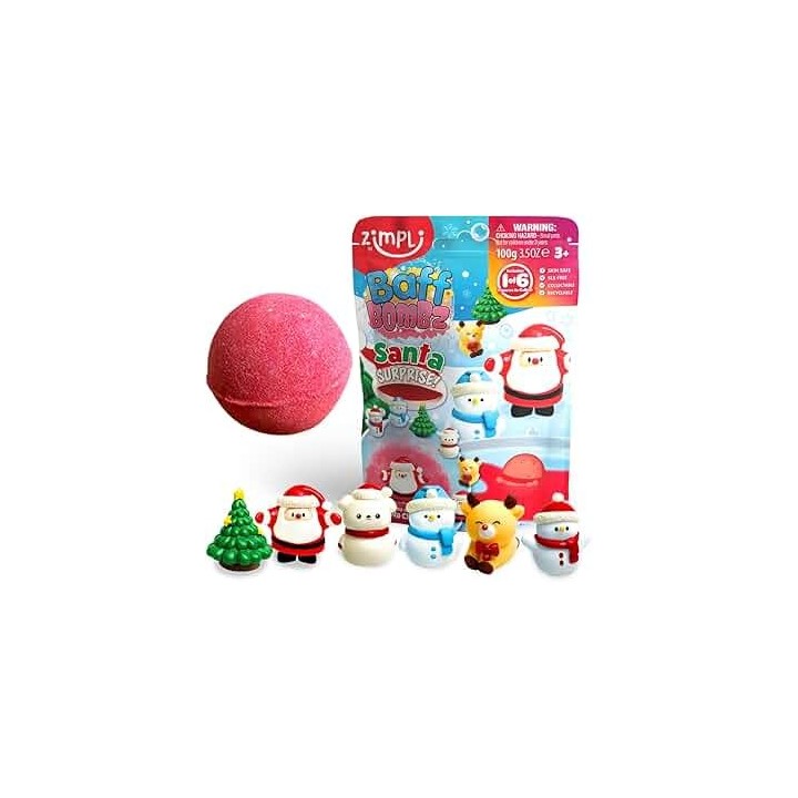 Bomba de Baño Sorpresa Papa Noel