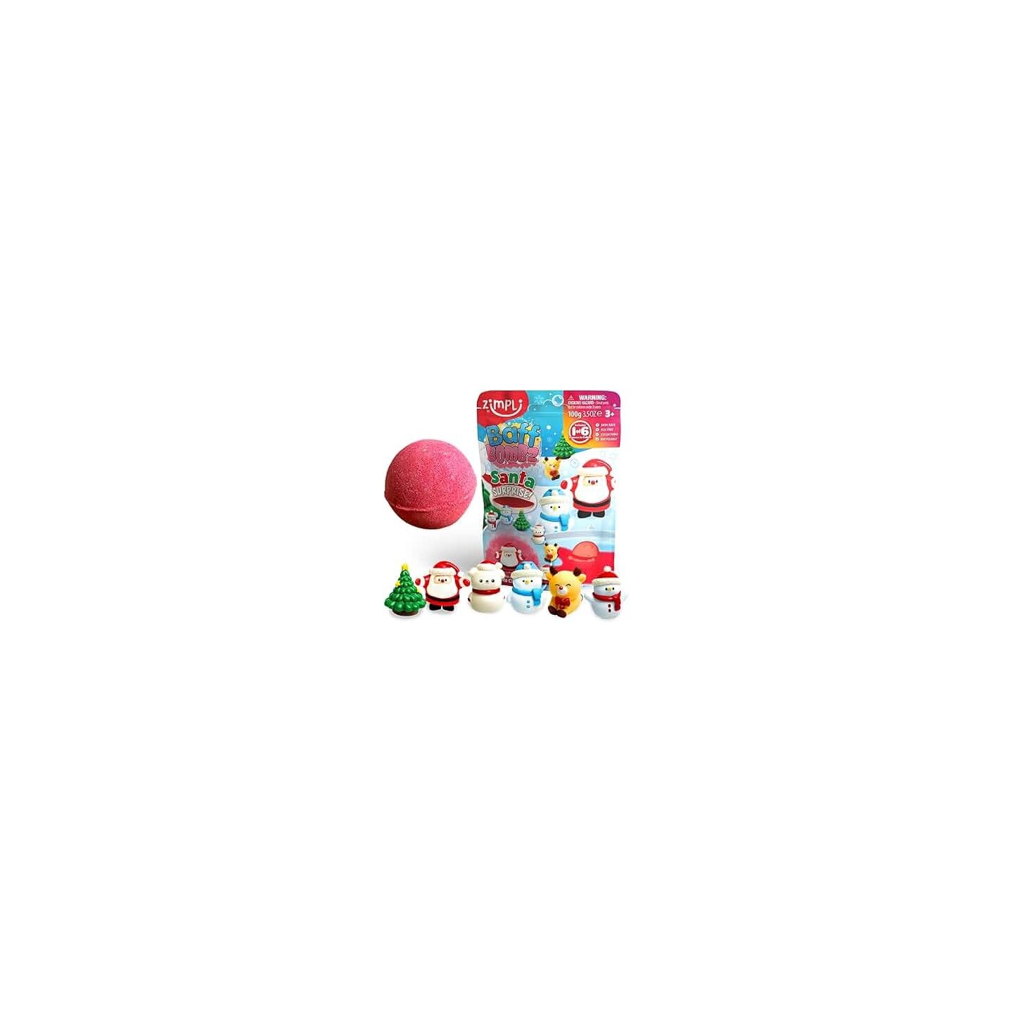 Bomba de Baño Sorpresa Papa Noel