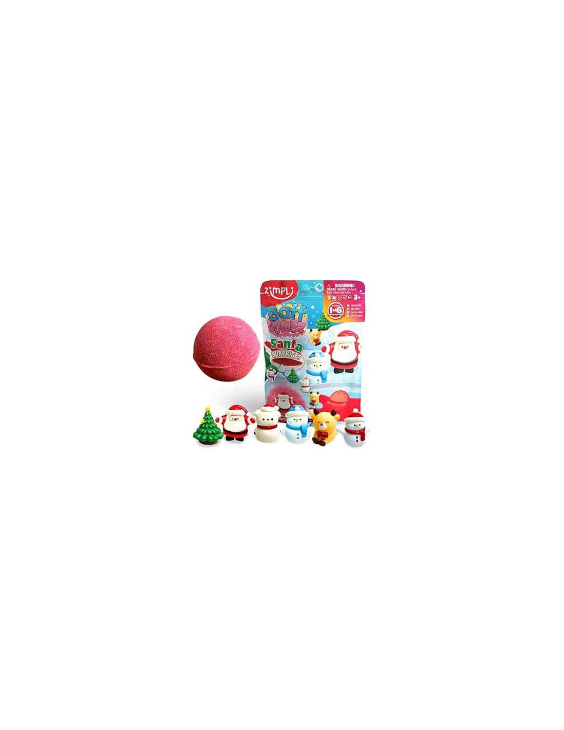 Bomba de Baño Sorpresa Papa Noel