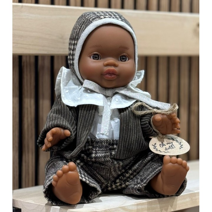 Muñeca Africana Pana Gris