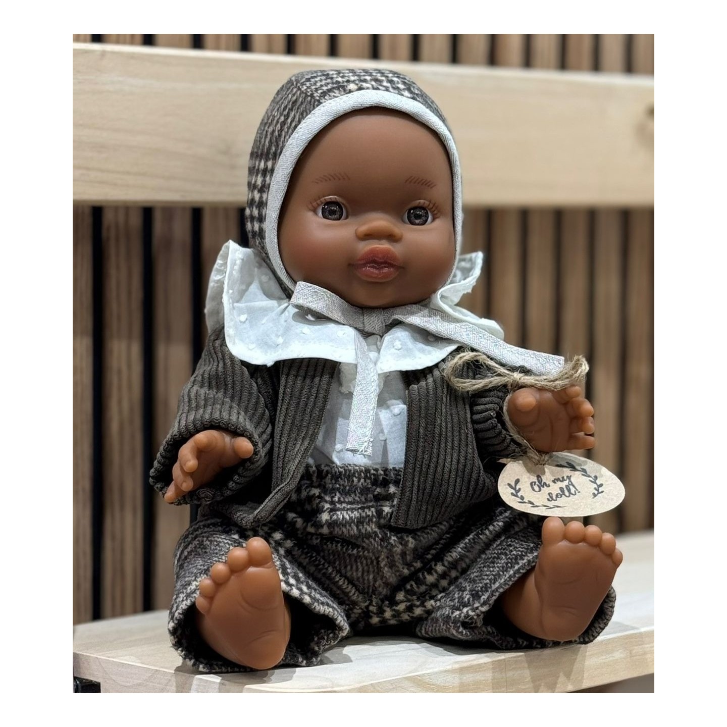 Muñeca Africana Pana Gris