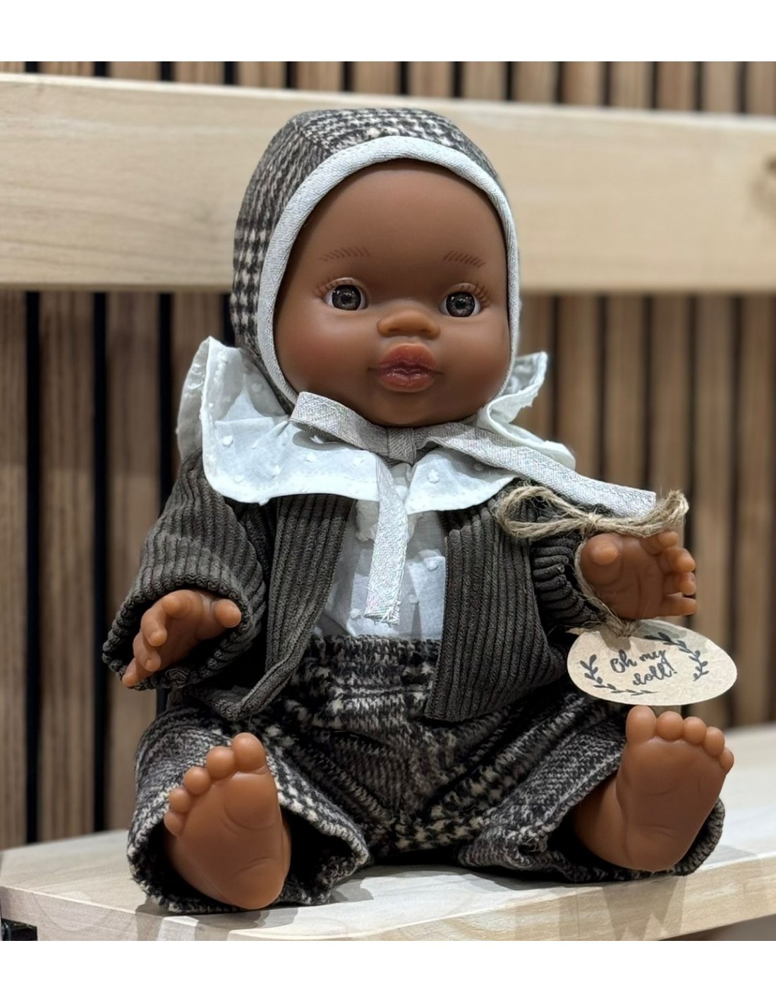 Muñeca Africana Pana Gris