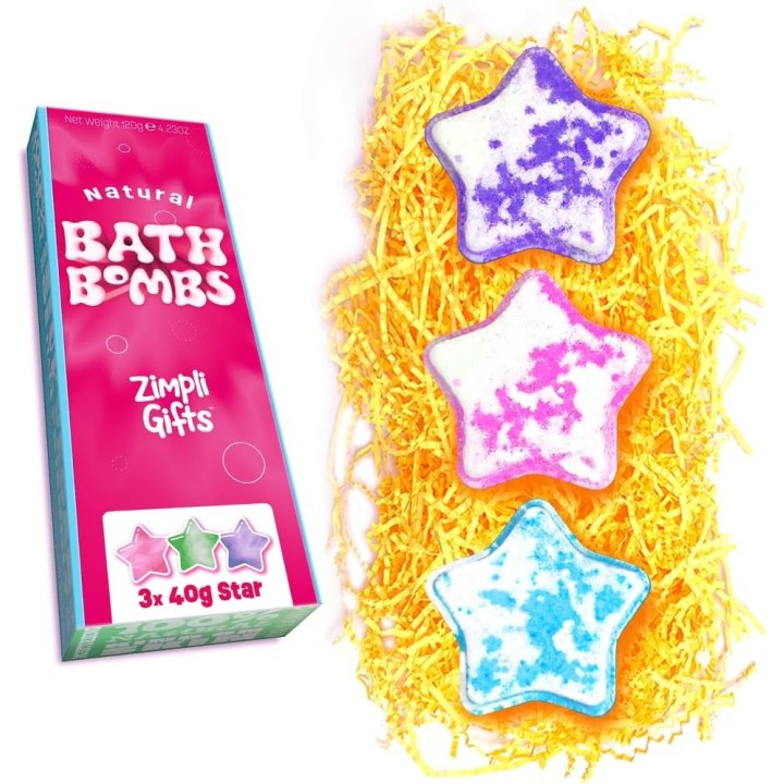 Pack 3 Bombas de Baño Estrellas