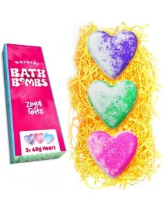 Pack 3 Bombas de Baño Corazón