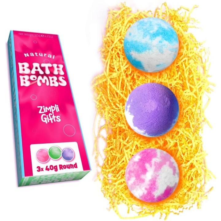 Pack 3 Bombas de Baño Redondas