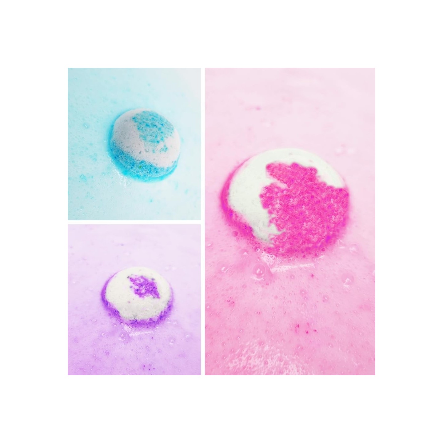 Pack 3 Bombas de Baño Redondas