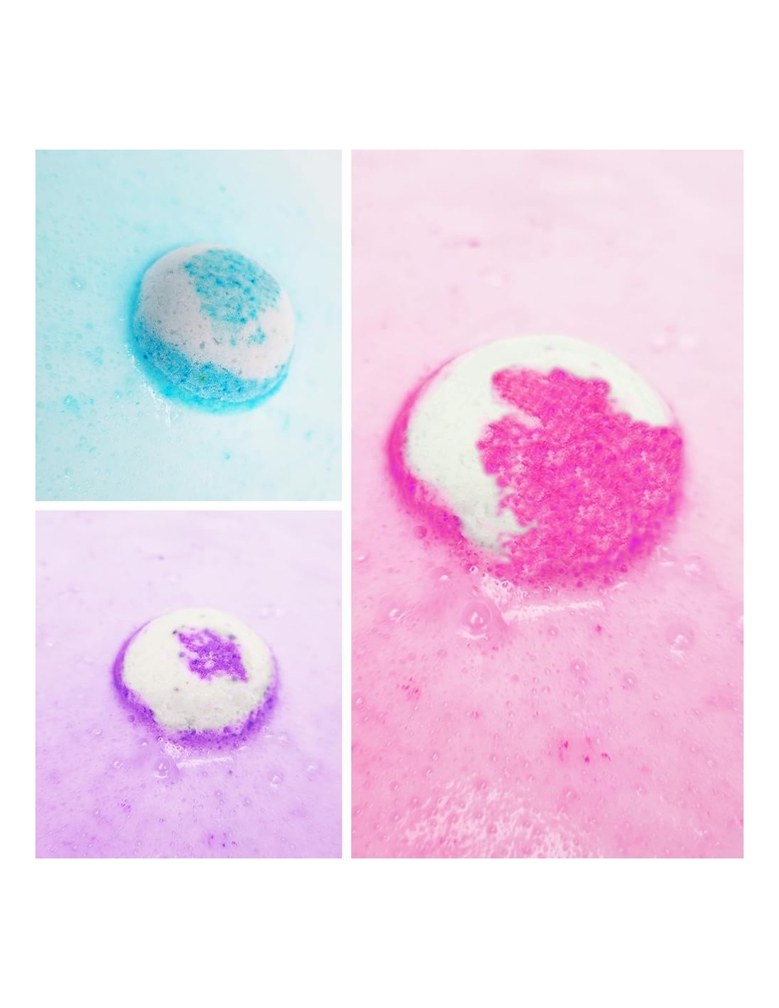 Pack 3 Bombas de Baño Redondas
