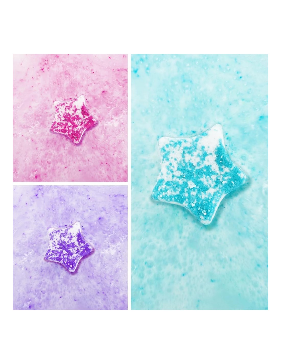 Pack 3 Bombas de Baño Estrellas
