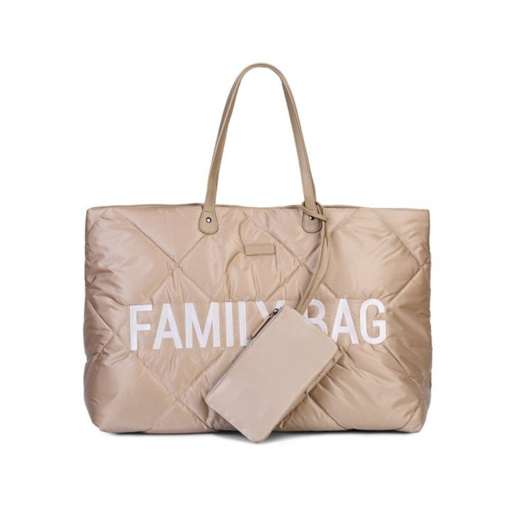 Bolso Family Bag Acolchado Beige