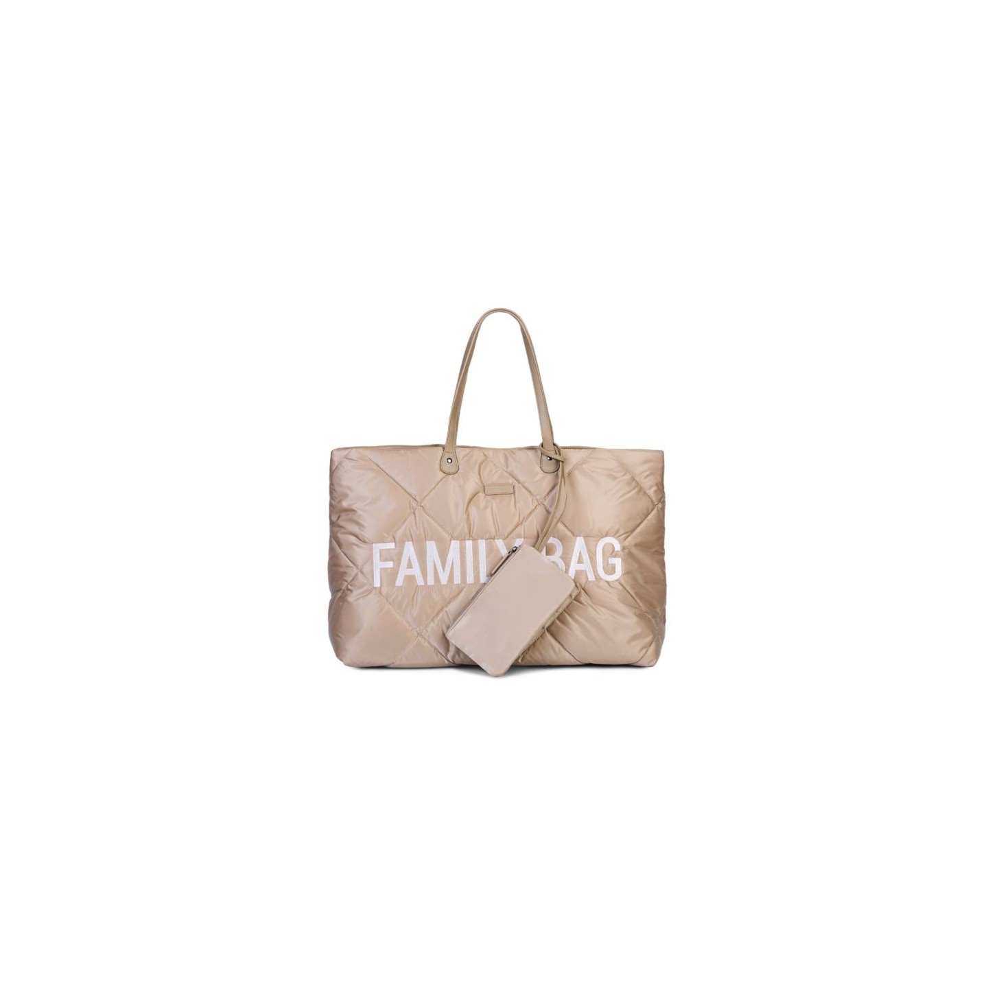Bolso Family Bag Acolchado Beige