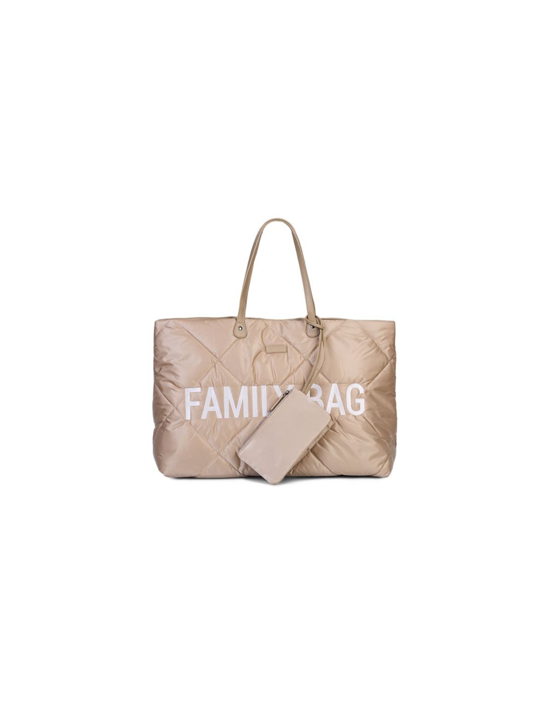 Bolso Family Bag Acolchado Beige