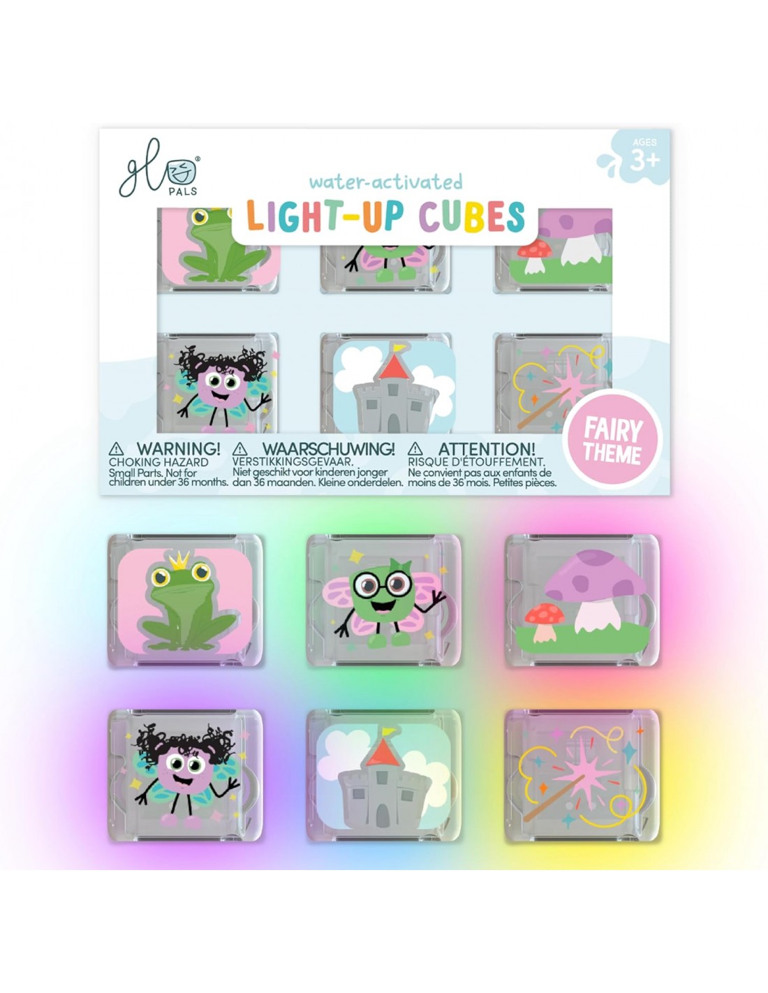 Set 6 cubos con luz Glo Pals Edición Limitada - Fairy
