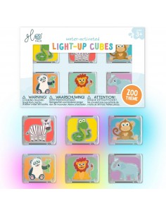 Set 6 cubos con luz Glo Pals Edición Limitada - Zoo