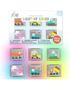 Set 6 cubos con luz Glo Pals Edición Limitada - Auto