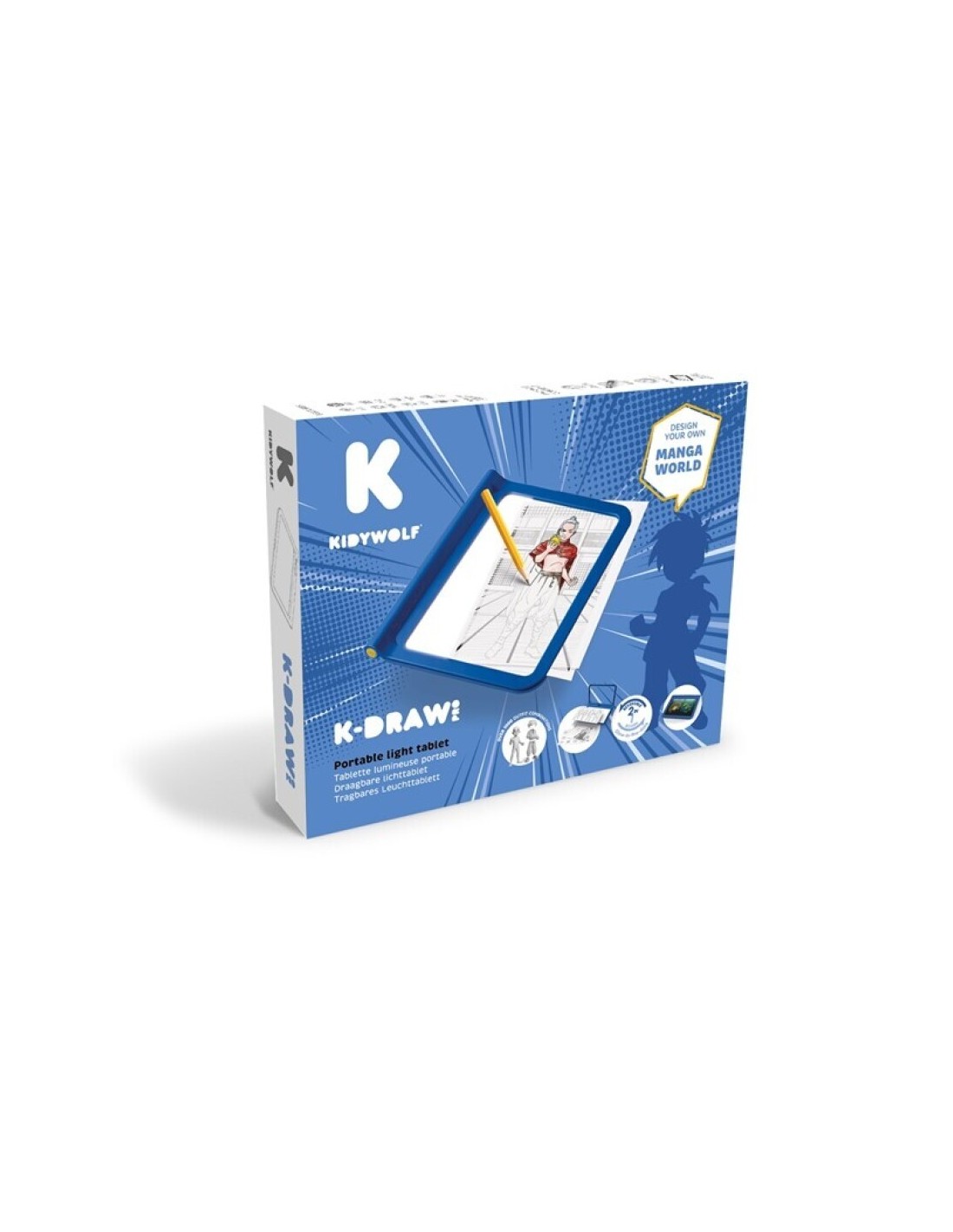 Kidydraw Pro Tableta de Dibujo Azul