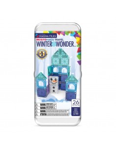 MAGNA Tiles MICROMAGS Set de Viaje Invierno