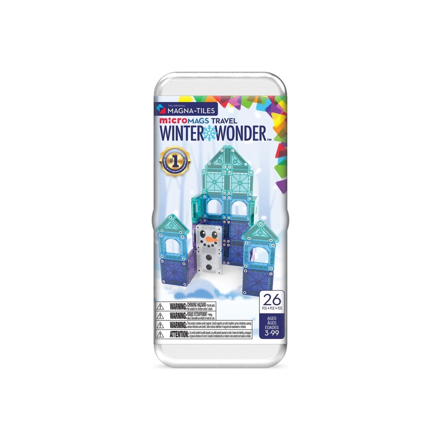 MAGNA Tiles MICROMAGS Set de Viaje Invierno