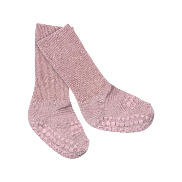 Calcetines Antideslizante Bambú  Glitter Lavanda