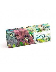 Puzle Panorámico Búhos y Pájaros 1000 Piezas