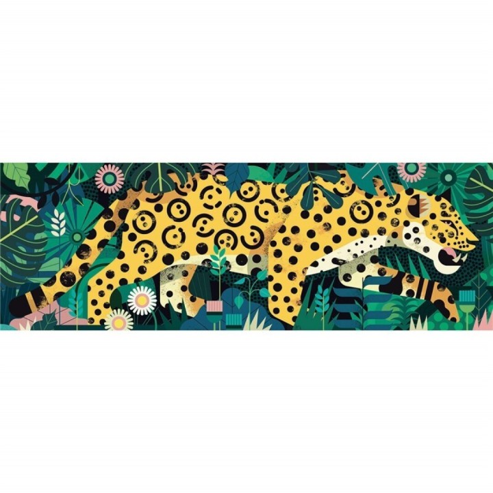 Puzle Panorámico Leopardo 1000 Piezas