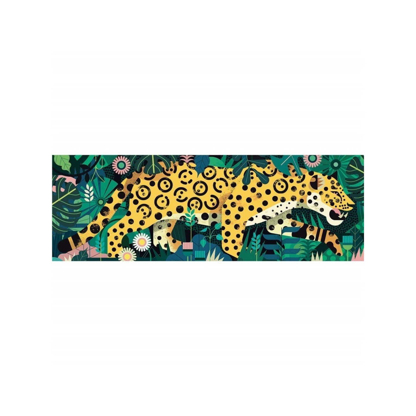 Puzle Panorámico Leopardo 1000 Piezas