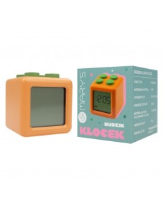 Mary's Reloj despertador digital Block Naranja