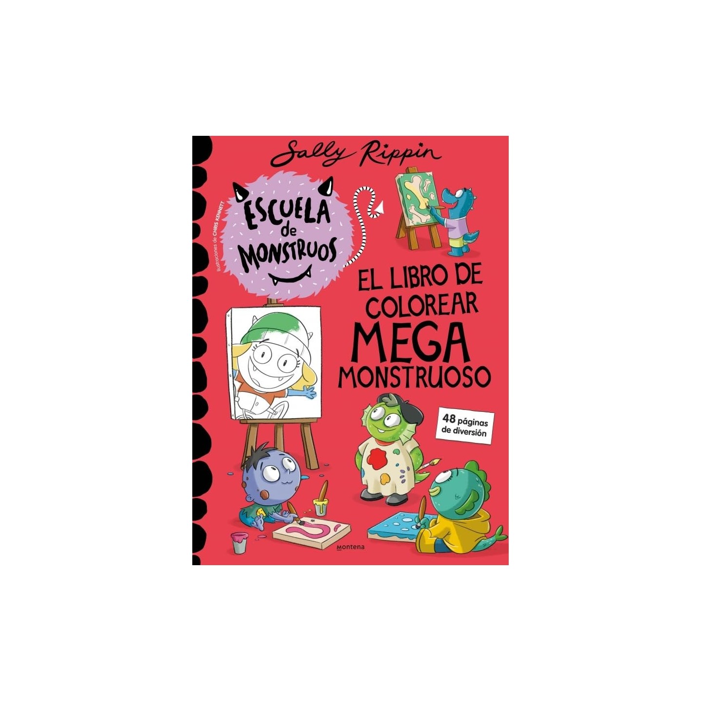 Escuela de Monstruos - El libro de colorear megamonstruoso