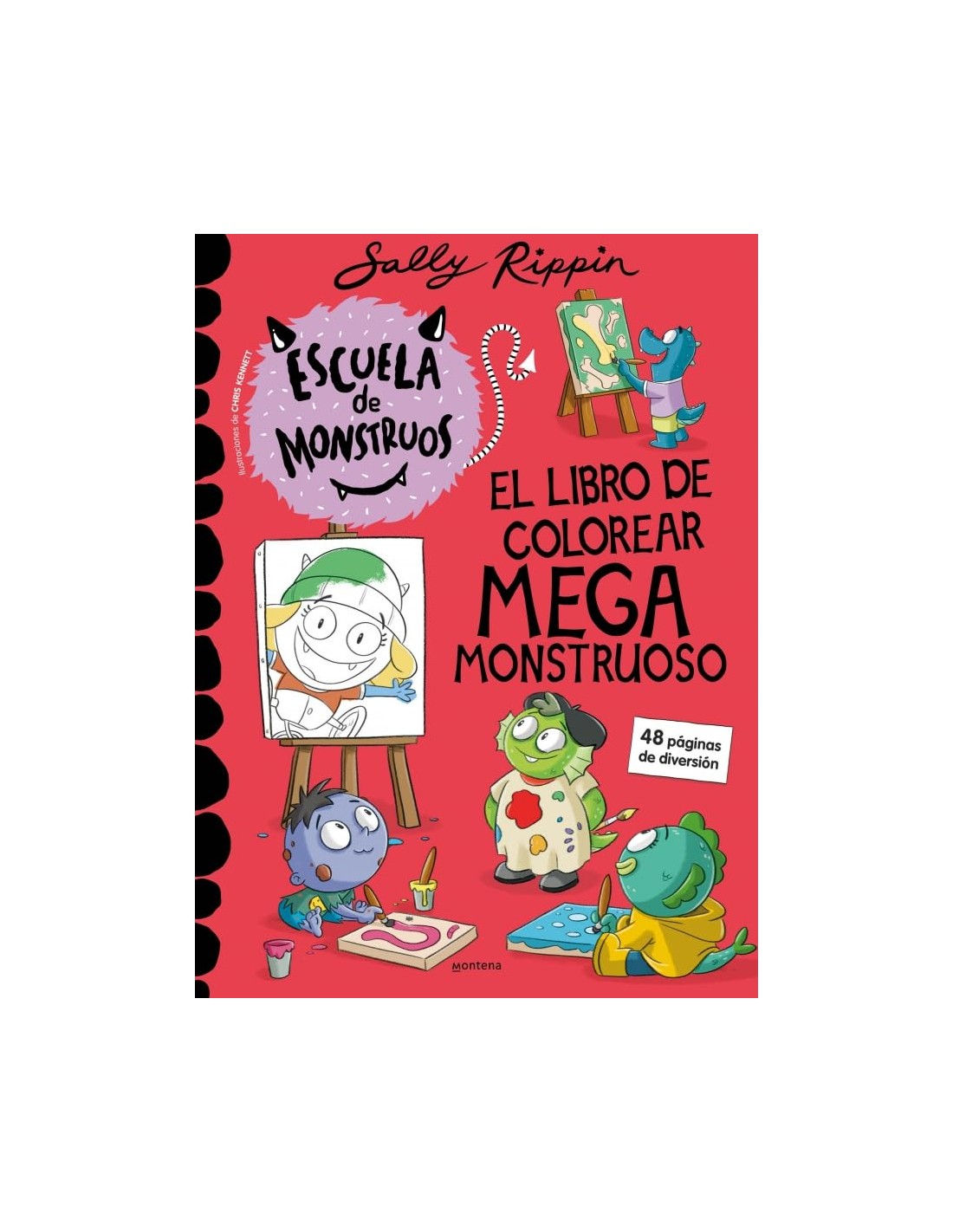 Escuela de Monstruos - El libro de colorear megamonstruoso