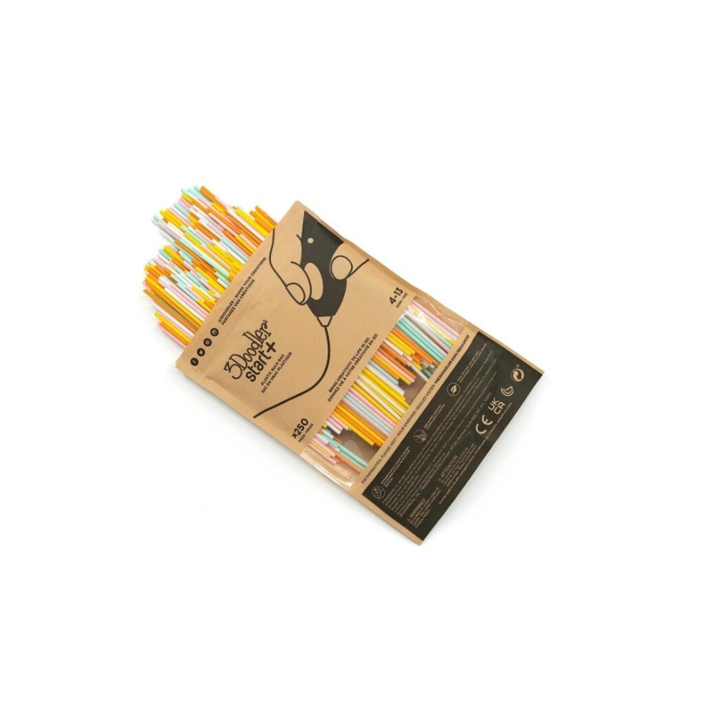 3Doodler Start+ Recambios 250 filamentos Fuego y Hielo