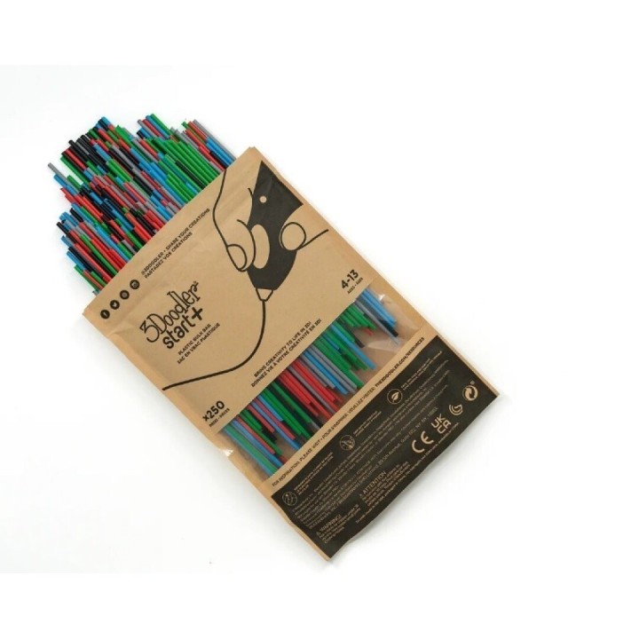 3Doodler Start+ Recambios 250 filamentos Colores Primarios