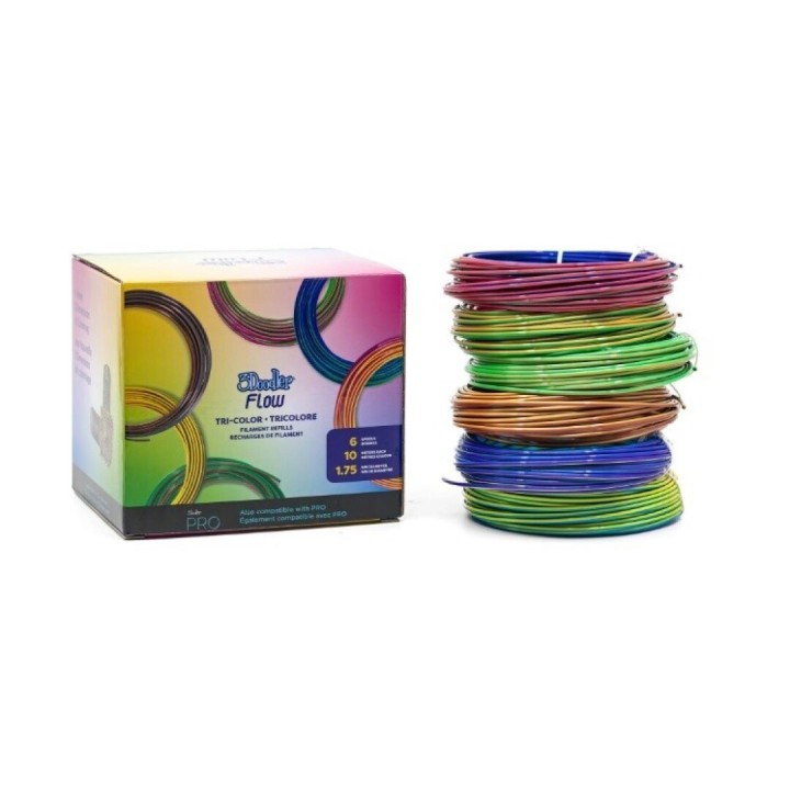 3Doodler Flow Recambios de filamentos Tricolores