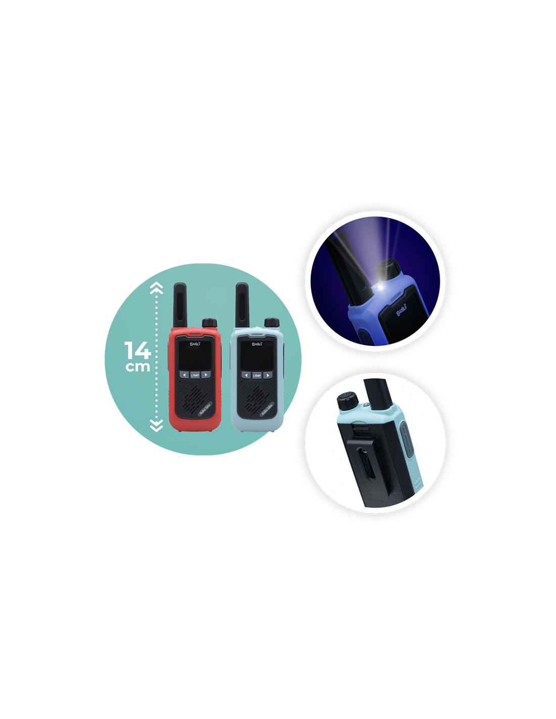 Walkie Talkie Recargables
