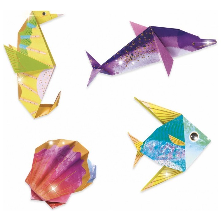 Papiroflexia Origami Animales marinos